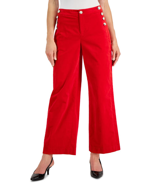 Charter Club Womens Velveteen Sailor Pants